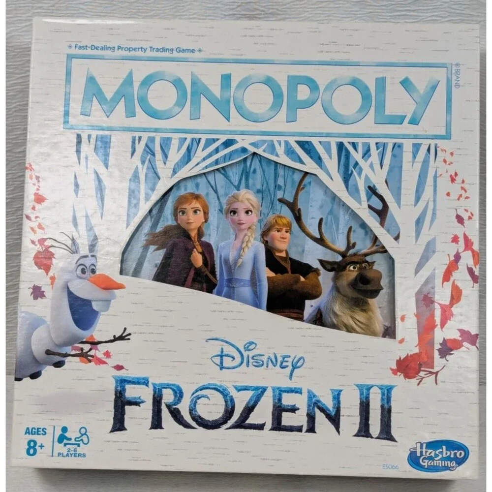 Hasbro - Monopoly: Disney Frozen 2 - Board Game - 2-6 players